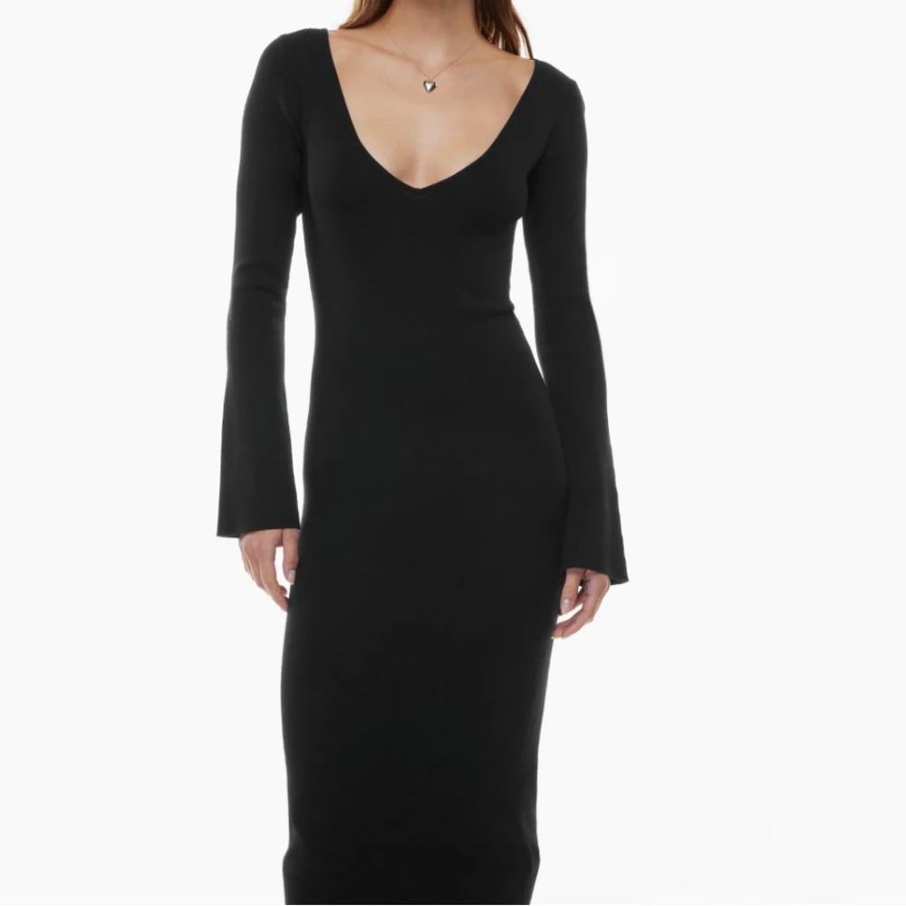NWT Aritzia color black Moore Dress